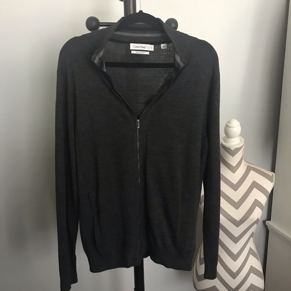 Calvin Klein zippered sweater